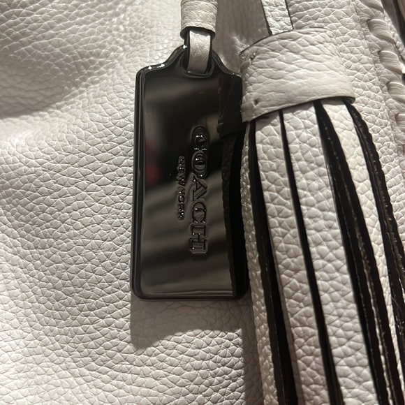 **RARE** Ivory Coach Fringed Nomad Hobo - Picture 3 of 15